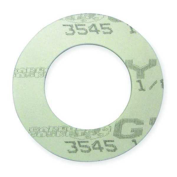 Garlock Gasket, Ring, 2 1/2 In, PTFE, White 37045-1194