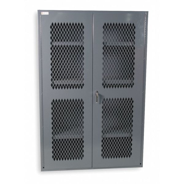Durham Mfg 14 ga. Heavy-Duty Steel Storage Cabinet, 36 in W, 60 in H, Stationary EMDC-361860-95