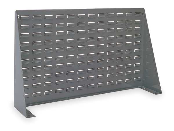 Akro-Mils Steel Louvered Bench Rack, 36 in W x 8 in D x 20 in H, Gray 98636