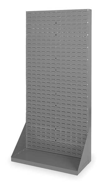 Akro-Mils Steel Louvered Floor Rack, 36 in W x 17 in D x 75 in H, Gray 30651