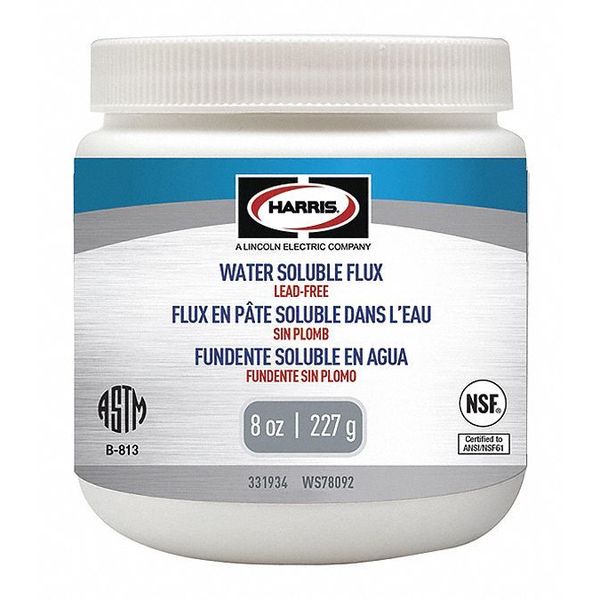 Harris Water Soluble Lead Free Flux, 8 Oz 331934