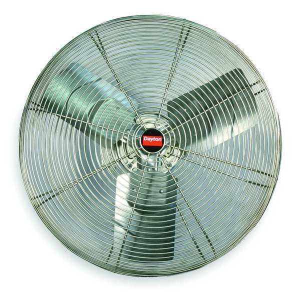 Dayton Industrial Painted Washdown Fan 24" Non-Oscillating, 115/230VAC, 6849 CFM 1VCG1