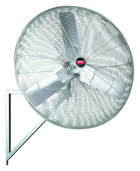 Dayton Standard-Duty Industrial Fan 30" Non-Oscillating, 277VAC, 9450 CFM 1VCG6