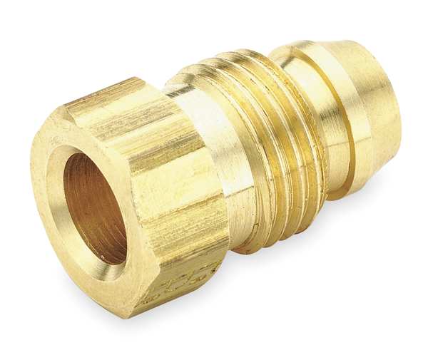 Compression Union, Brass, 3/16 x 3/8-24