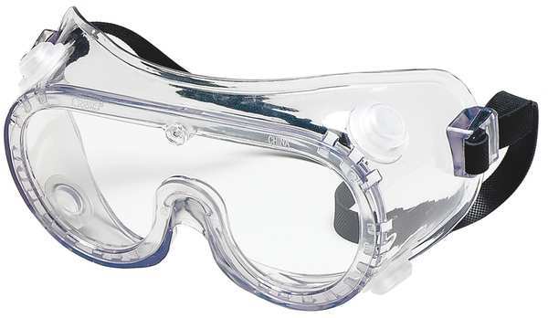 Condor Impact Resistant Safety Goggles, Clear Scratch-Resistant Lens, Condor Series 1VT69