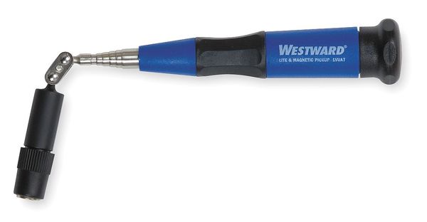 Westward Magnetic Pickup, 2 Lb Pull, 7 3/4 In L 1VUA7
