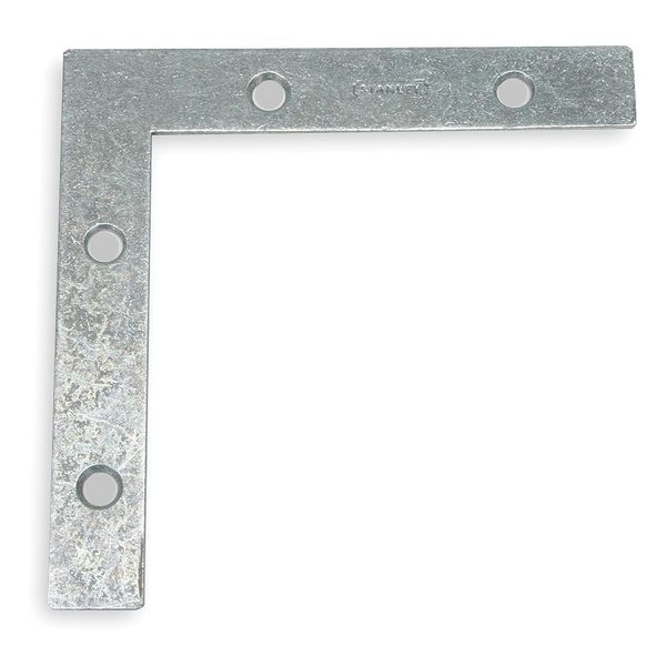 Zoro Select Flat Corner Irons, Steel, 5/8" W, PK4 1WDL4