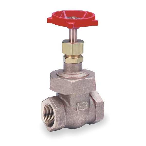 Milwaukee Valve Gate Valve, Class 300, 1-1/2 In., FNPT 1186 1 1/2