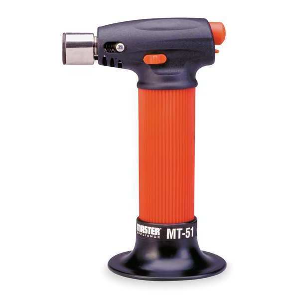 Master Appliance Microtorch MT51, Self-Igniting, Flame Adjustable, Includes Refillable Fuel Tank, Hands Free Lock MT-51