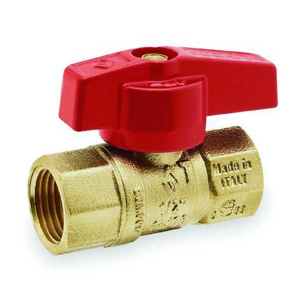 Zoro Select Fnpt Brass Gas Ball Valve Inline C Zoro