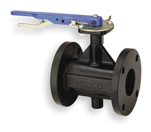 Nibco Butterfly Valve, Lever, 2 In, Cast Iron FC27653 2