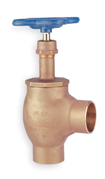 Nibco Angle Globe Valve, Class 125, 1/2 In. S311Y 1/2