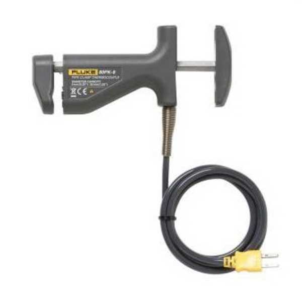 Fluke Pipe Clamp Temp Probe, -20 to 300 Deg F 80PK-8