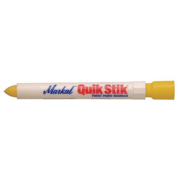 Markal Paint Crayon, Large Tip, Yellow Color Family 61053