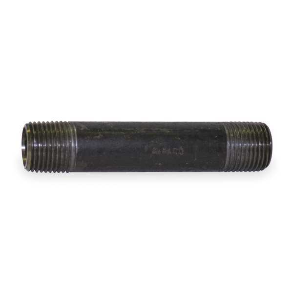 Zoro Select 3/4" x 12" Black Pipe Nipple Sch 160 82516
