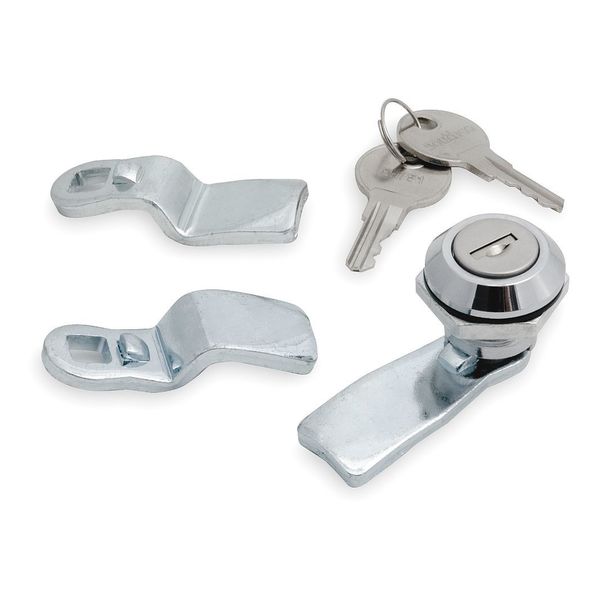 Zoro Select Cam Latch, Keyed, Chrome, Key Slot 1XPE9