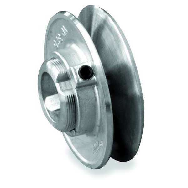 Congress 5/8 in Fixed Bore 1 Groove Variable Pitch V-Belt Pulley 3.5 in OD VP350X062KW