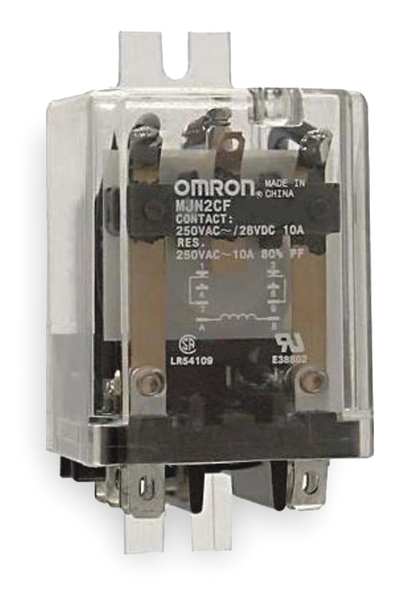 Omron Relay, 8Pin, DPDT, 10A, 240VAC MJN2CF-AC240