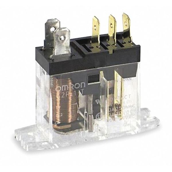 Omron Relay, 5Pin, SPDT, 10A, 24VDC G2R-1-T-DC24