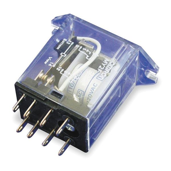 Omron Relay, 8Pin, DPDT, 10A, 120VAC MY2F-AC110/120