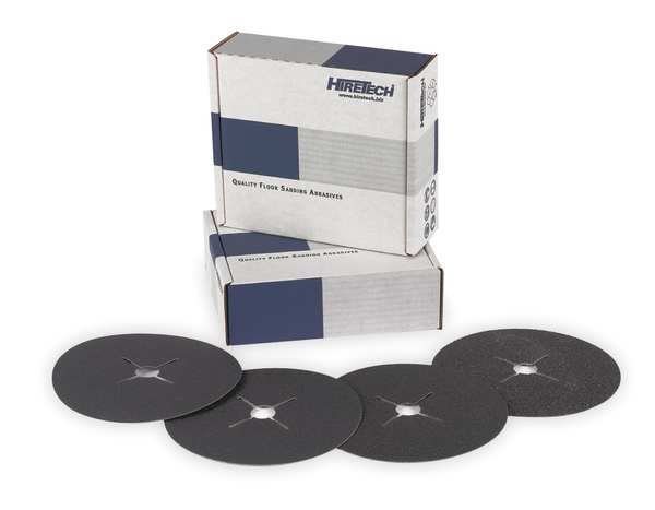 Hiretech Abrasive Disc, Paper Back 120 Grit, PK50 01048