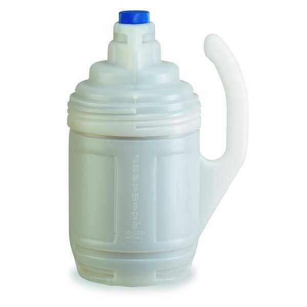 Justrite Bottle Jacket, 1 Gal., Clear, Polyethylene 12009