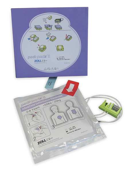Zoll Pediatric Electrodes, 31-1/2 In. L 8900-0810-01