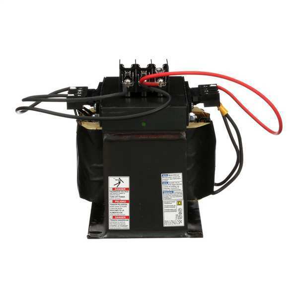 Square D Control Transformer, 2 kVA, Not Rated, 115 °C, 120V AC, 240/480V AC 9070TF2000D1