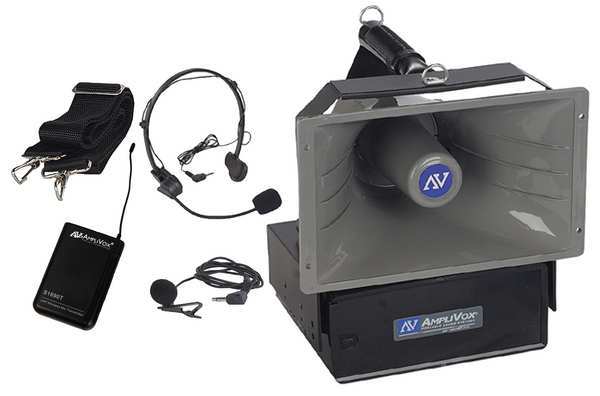 Amplivox Sound Systems Wireless Half-Mile PA System, 15 V SW610A