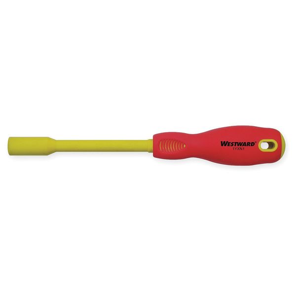 Westward Nut Driver, 9.0mm, Hollow, Ergo, Ins, 5 in. 1YXN1