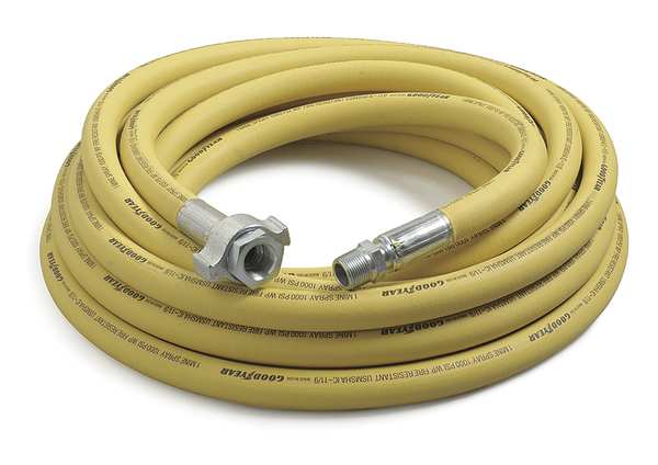 Continental 1" x 50 ft Nitrile Coupled Multipurpose Air Hose 1000 psi YL MSH100-50MF-G