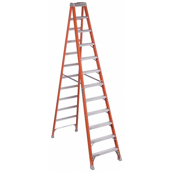 Louisville Ladder 6-Foot Fiberglass Step Ladder, 300-Pound Capacity, FS1506  - Stepladders 