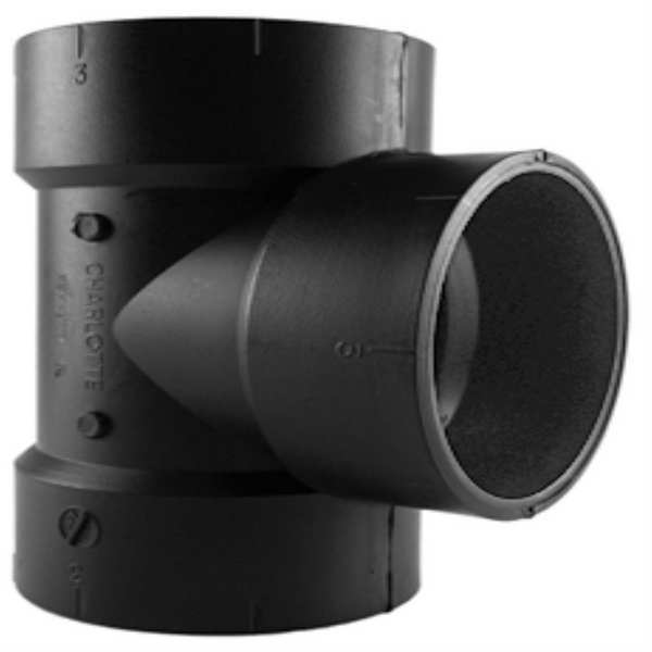 Zoro Select Vent Tee, 2 In Hub 1CNV8