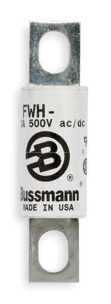 Eaton Bussmann Semiconductor Fuse, FWH-A Series, 60A, Fast-Acting, 500V AC, Bolt-On FWH-60A
