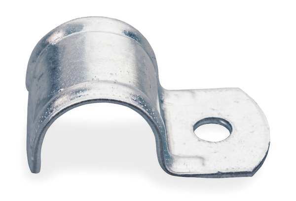 Zoro Select One Hole Clamp, 1 In Pipe Sz, Steel 0070100EG