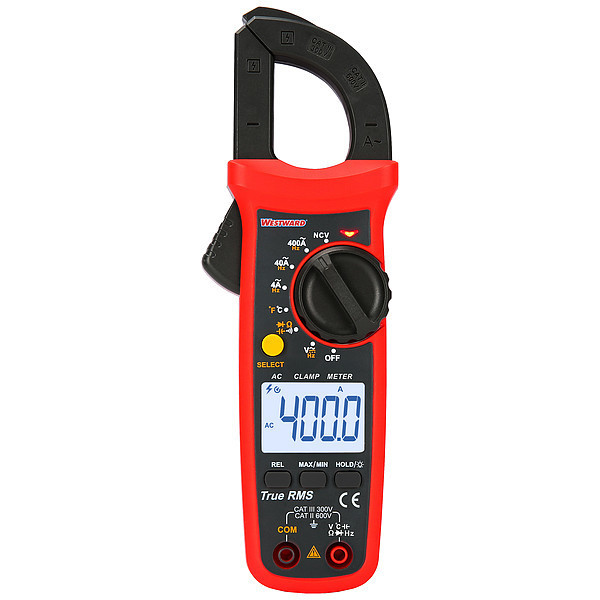 Westward Digital Clamp Meter, 400A, 600V 800HC7