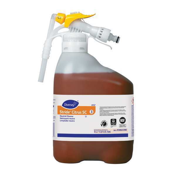 Diversey Neutral Cleaner, 5L Bottle, Citrus 93063390