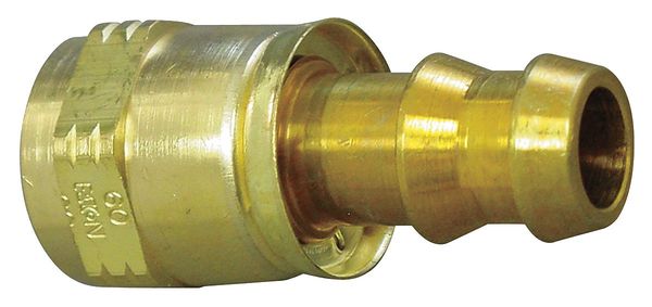 Eaton Aeroquip Hydraulic Hose Fitting, Brass x Brass 4741-12B