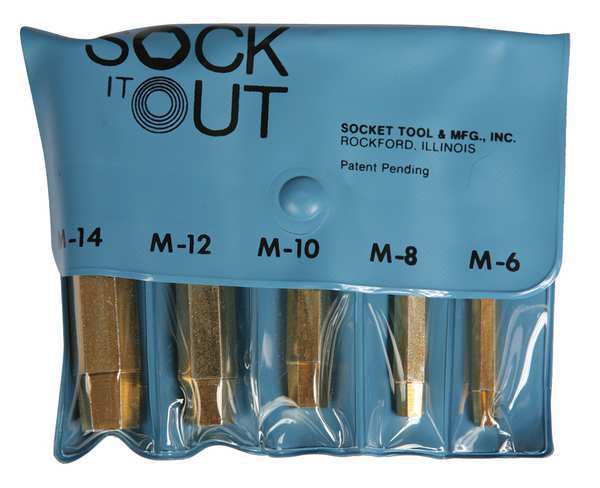Sock It Out Screw Extractor Set, 5 Pc MEB-2