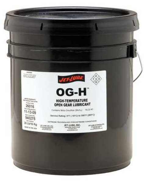 Jet-Lube 5 gal Open Gear Lubricant Pail 460 ISO Viscosity, Not Specified SAE 26016