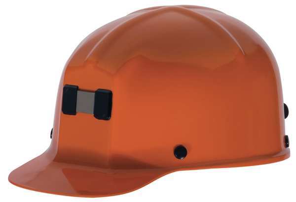 Msa Safety Front Brim Hard Hat, Type 1, Class G, Staz-On, Orange 91589