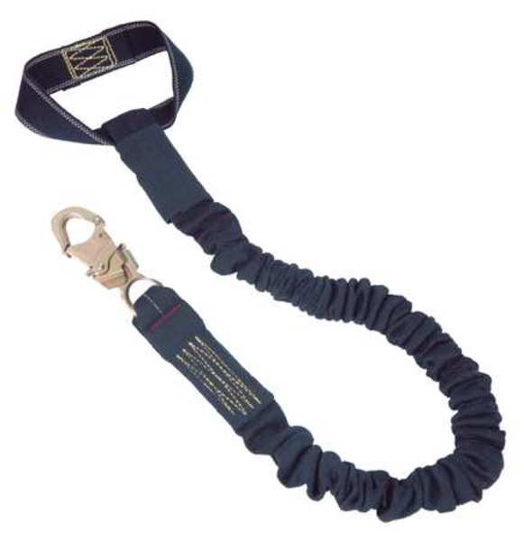 3M Dbi-Sala Shock Absorbing Lanyard, 6 ft., Black 1246519