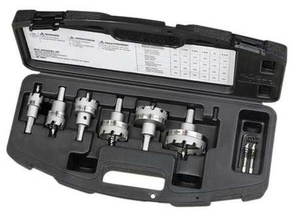 Ideal Carbide Hole Cutter Set, 8 Pc 36-314