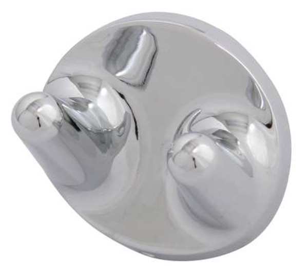 Taymor Bathroom Hook, 2 Hook, 2-3/4In D, Chrome 04-4902