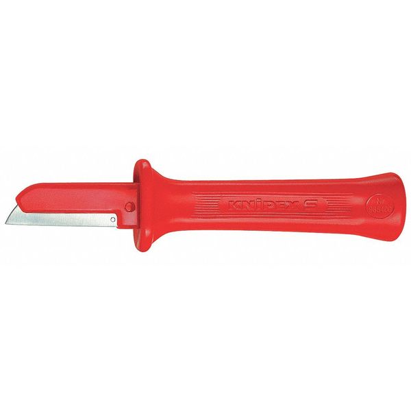 Knipex Skinning Knife Solid, Fixed, Hooked, 7 1/2 in L 98 54