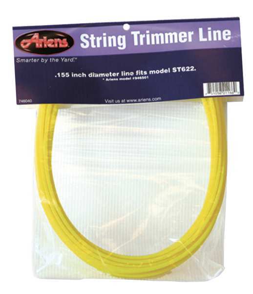 Ariens Trimmer Line, 0.155 In. Dia, 18 In. Length 707612