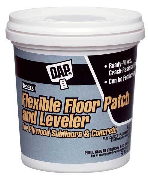 Dap Flexible Floor Patch & Leveler, 1 gal, Pail, Light Gray, Flexible Floor Patch & Leveler 59190
