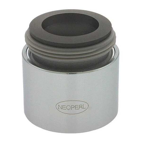 Neoperl 0.35 gpm Spray Outlet, 15/16 in - 27, 55/64 in - 27 Thread Size, Chrome, Brass 5509205