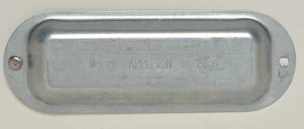 Appleton Electric Conduit Body Cover, Screw In, Form 35 K250&300