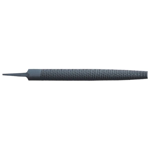 Westward Cabinet Rasp File, Half Round, 8 In 10Z669